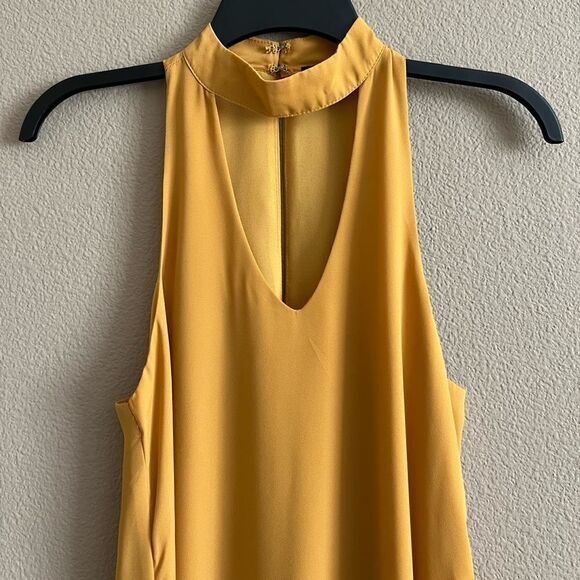 Lulu’s Golden Yellow Groove Thing Swing Dress - Picture 3 of 14